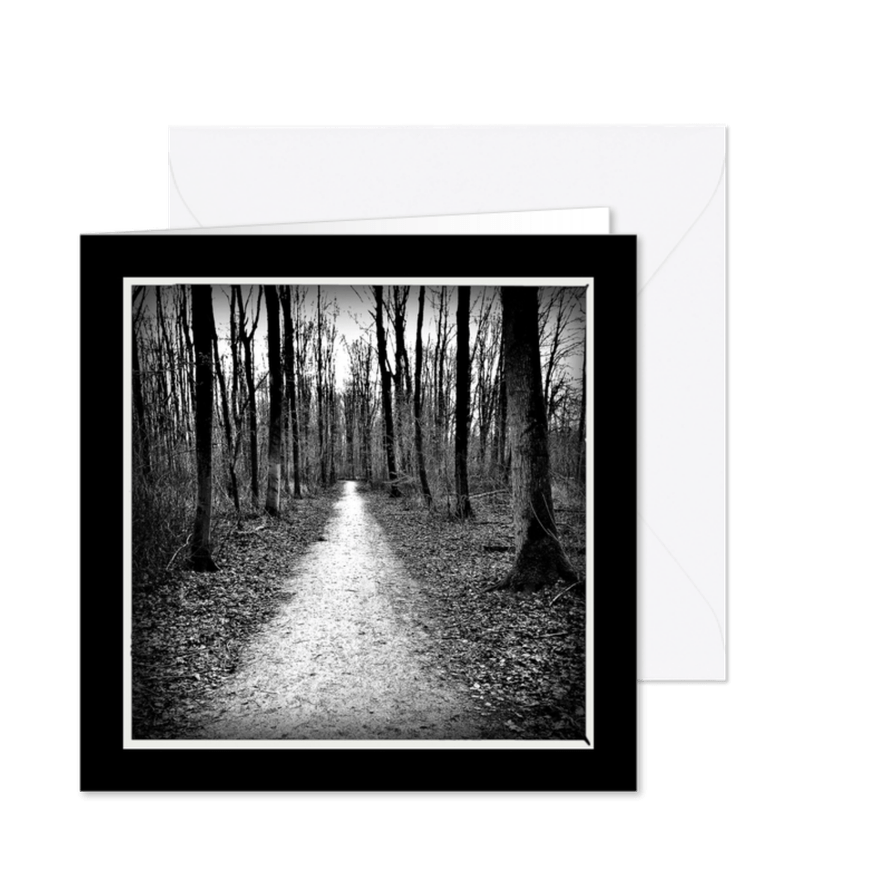 Rouwkaart bos - LB - Kaartimpressie
