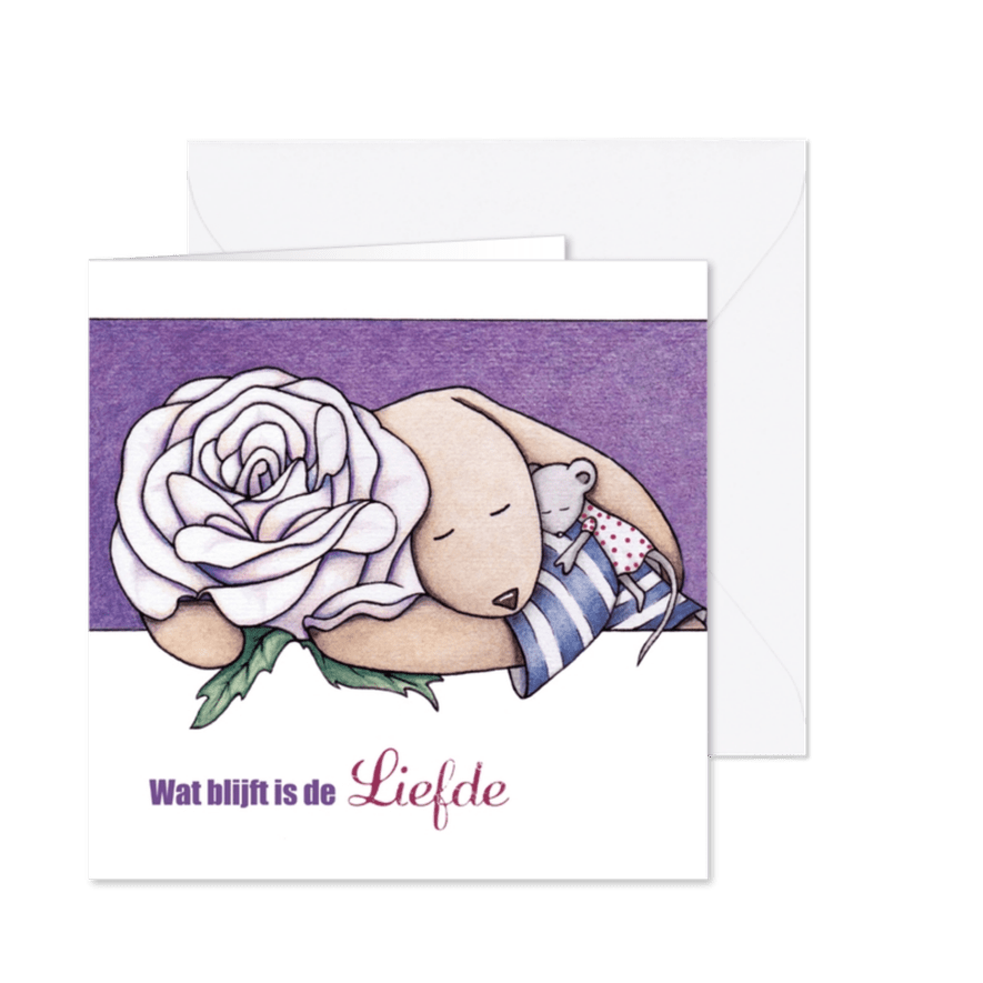 Rouwkaart T&M Roos - IH - Kaartimpressie