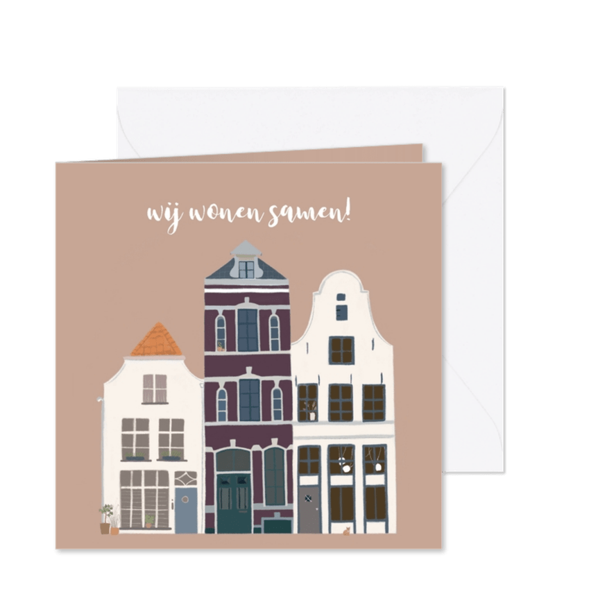 Samenwoonkaart karakteristieke huizen - Kaartimpressie