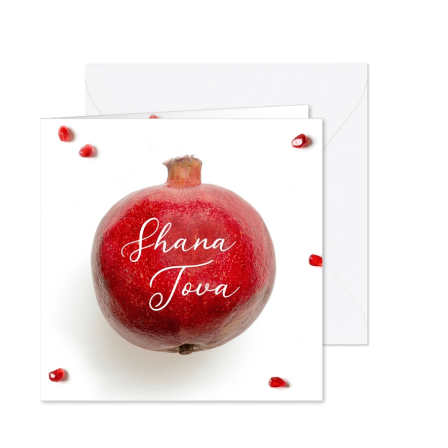 Shana Tova joods nieuwjaarskaart - Kaartimpressie