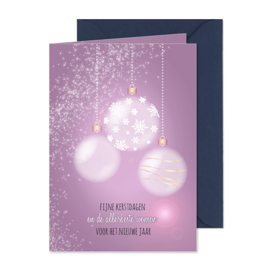 Sprankelende kerst rose - Kaartimpressie