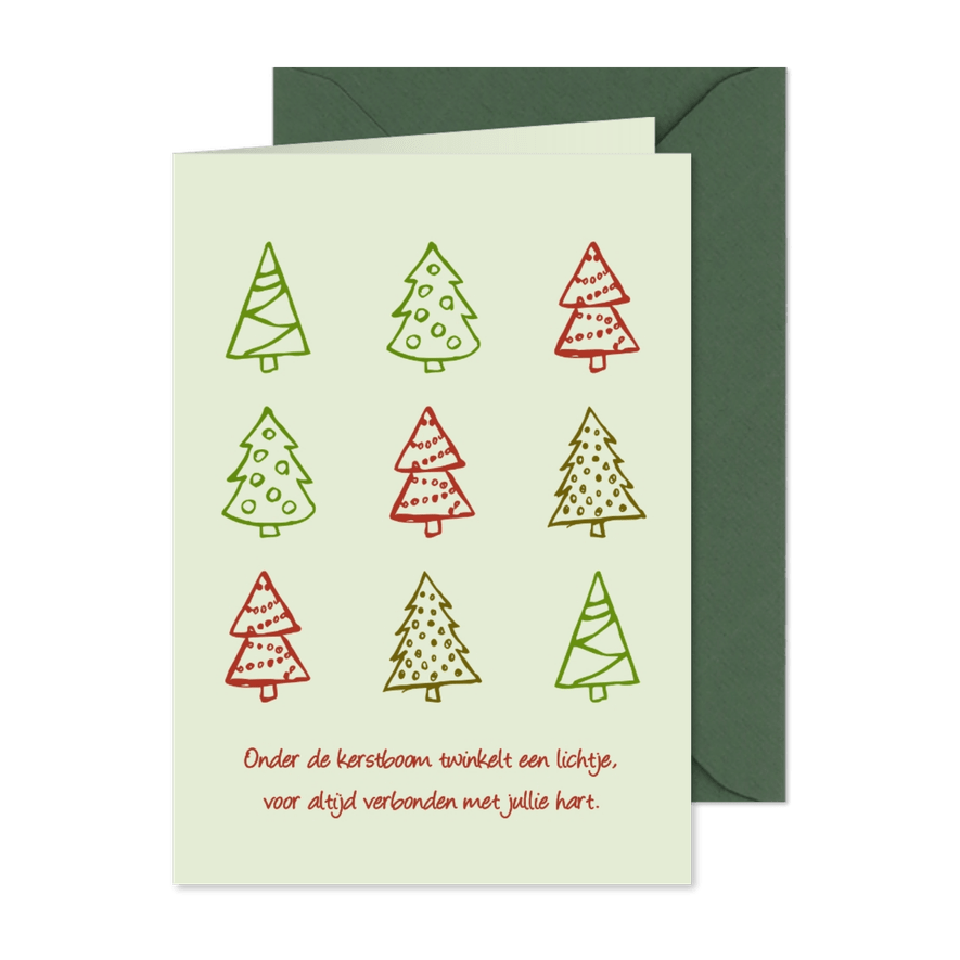 Stilgeboren - kerst voor ouders die kindje missen - Kaartimpressie