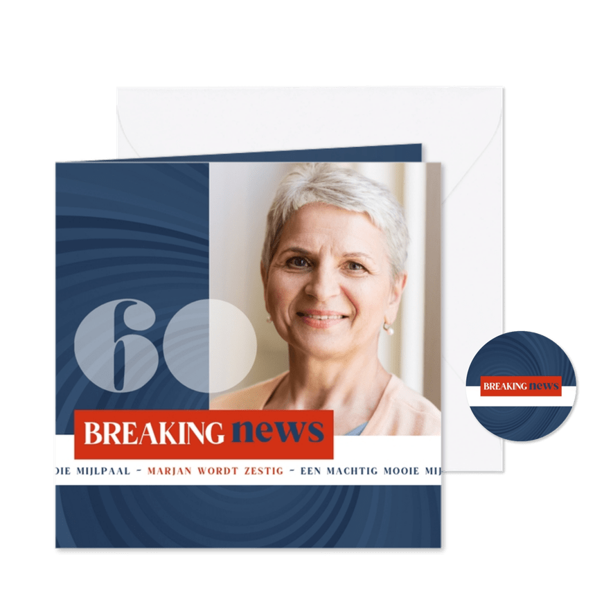 Uitnodiging breaking news 60 - Kaartimpressie