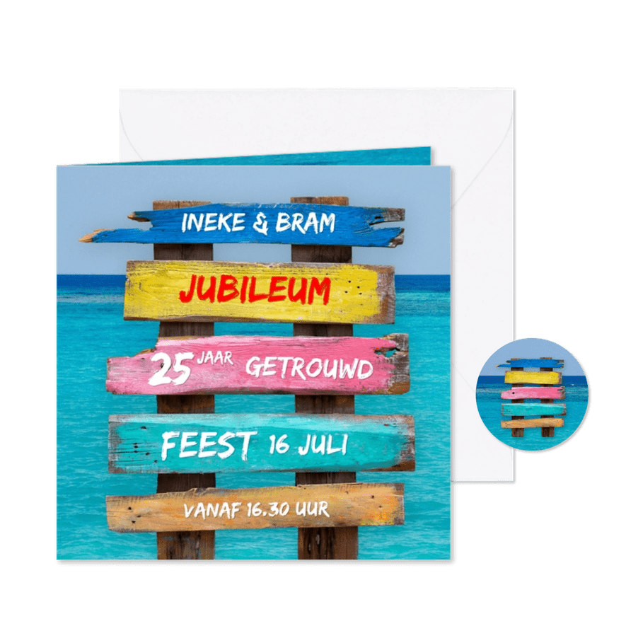 Uitnodiging Caribische wegwijzer - Kaartimpressie