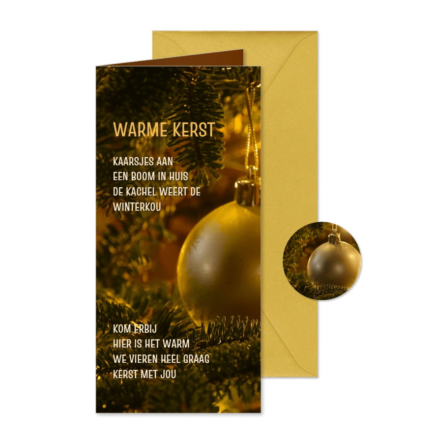 Uitnodiging Kerst met jou - Kaartimpressie