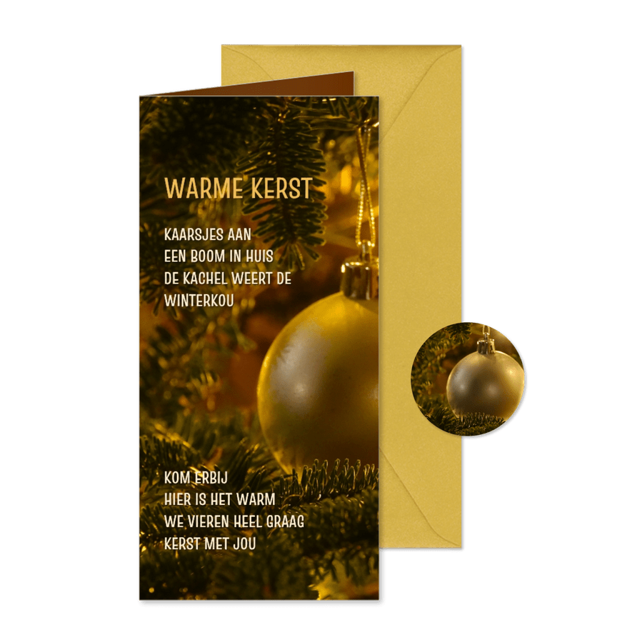 Uitnodiging Kerst met jou - Kaartimpressie