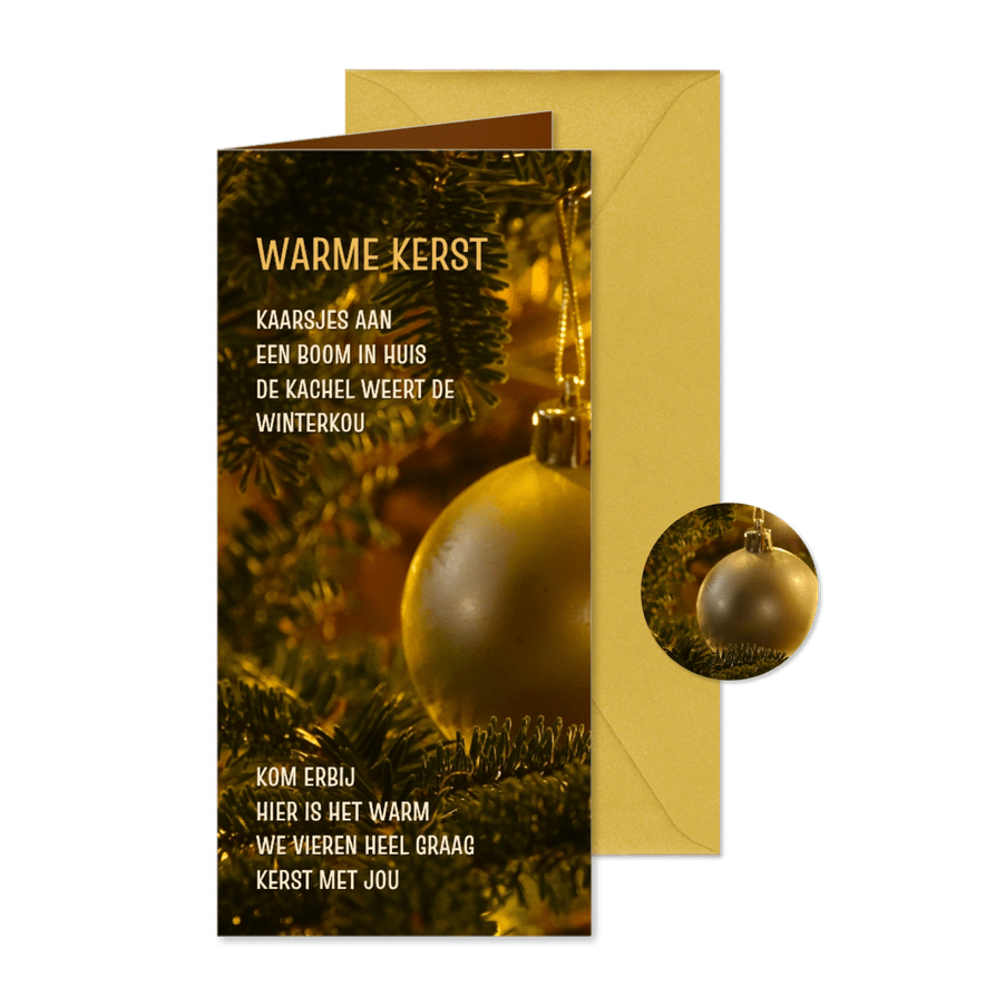 Uitnodiging Kerst met jou - Kaartimpressie