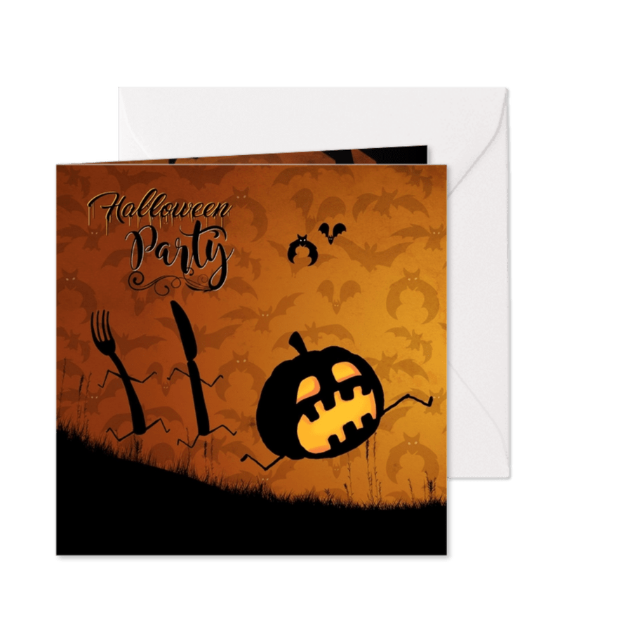 Uitnodiging - Run Pumkin Run - Kaartimpressie