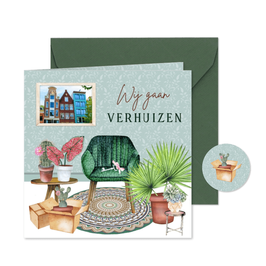 Verhuisd hippe inrichting - Kaartimpressie