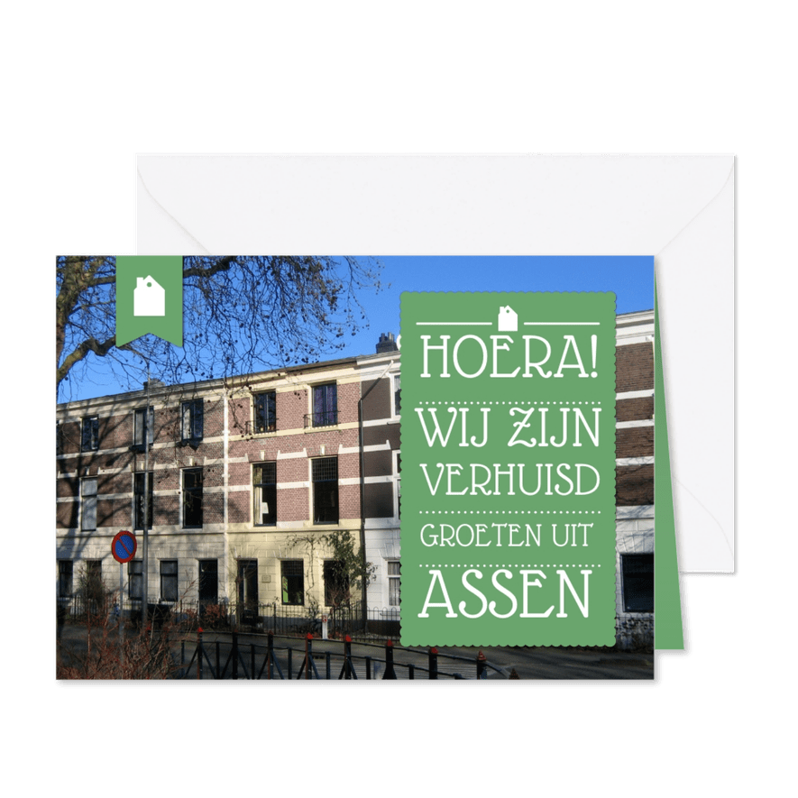 Verhuiskaart Foto Groeten Uit - Kaartimpressie
