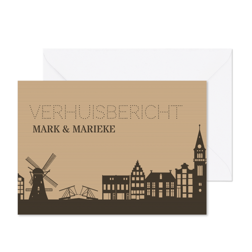 Verhuiskaart gevels holland av - Kaartimpressie