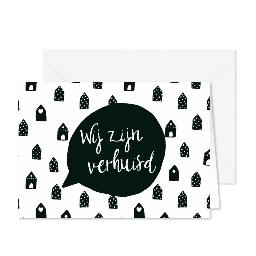 Verhuiskaart scandinavisch - WW - Kaartimpressie