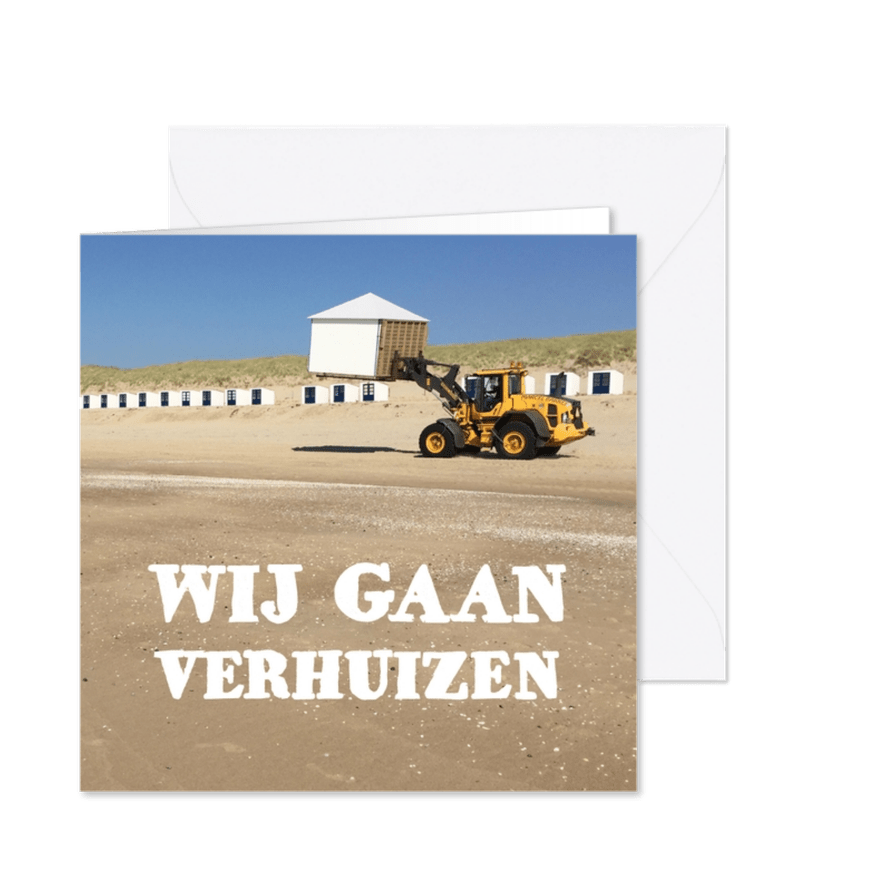 verhuiskaart strand -LB - Kaartimpressie