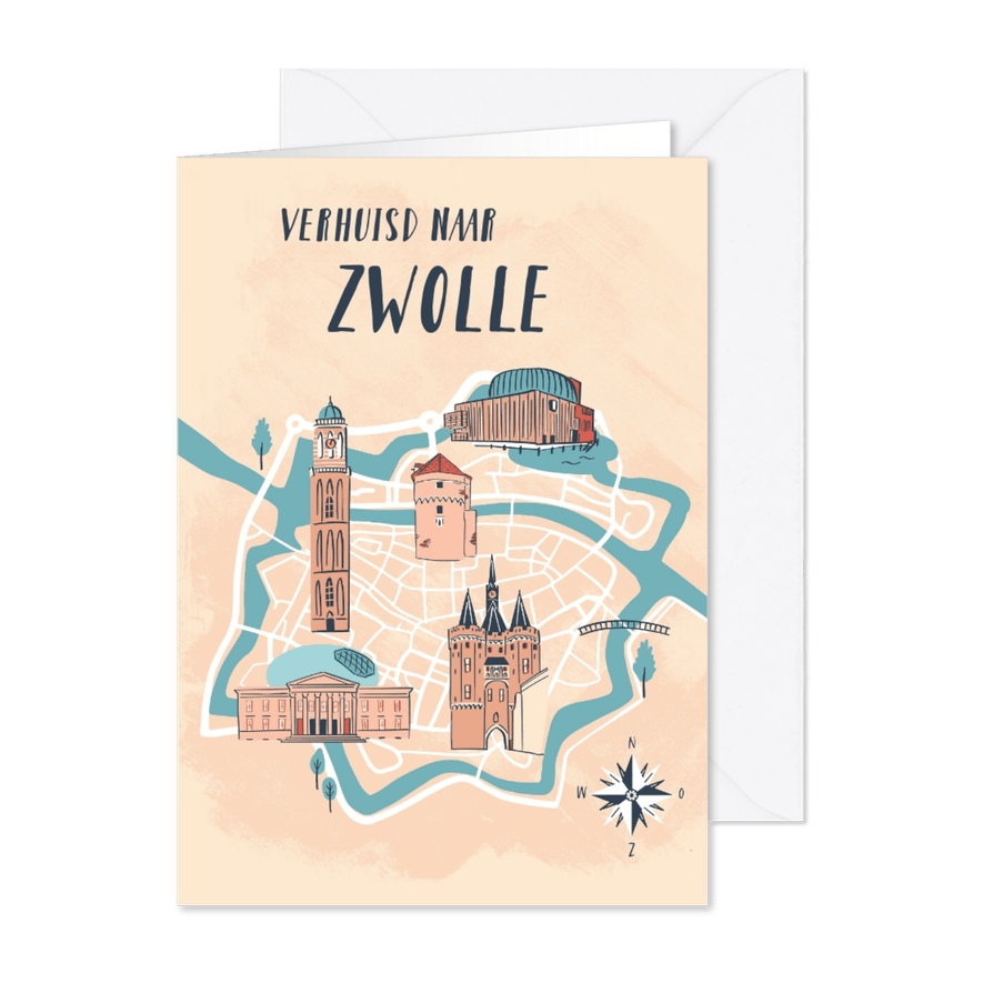 Verhuizen naar Zwolle - Kaartimpressie