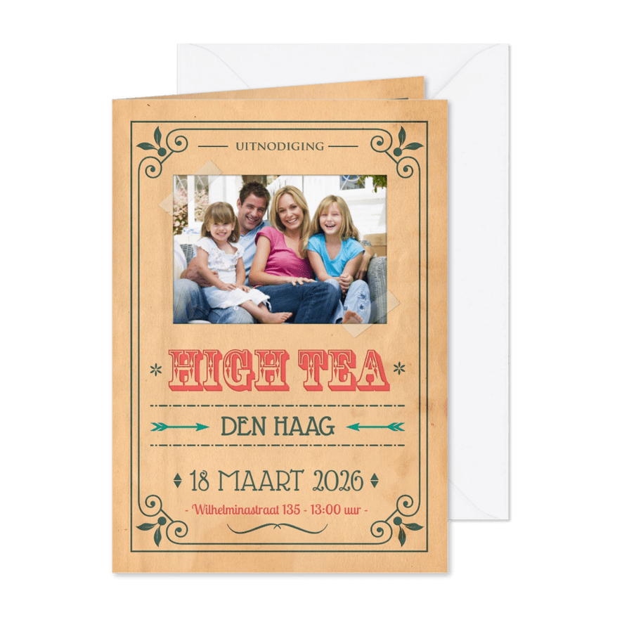 Vintage poster High Tea 1LS3 - Kaartimpressie