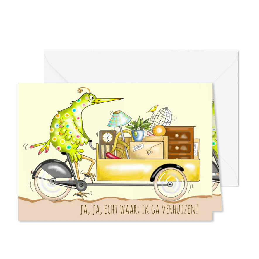 Vogel gaat verhuizen - Kaartimpressie