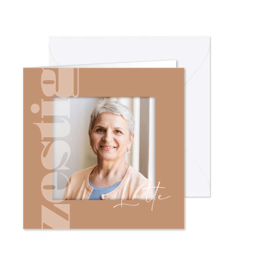 zestig jaar - Kaartimpressie