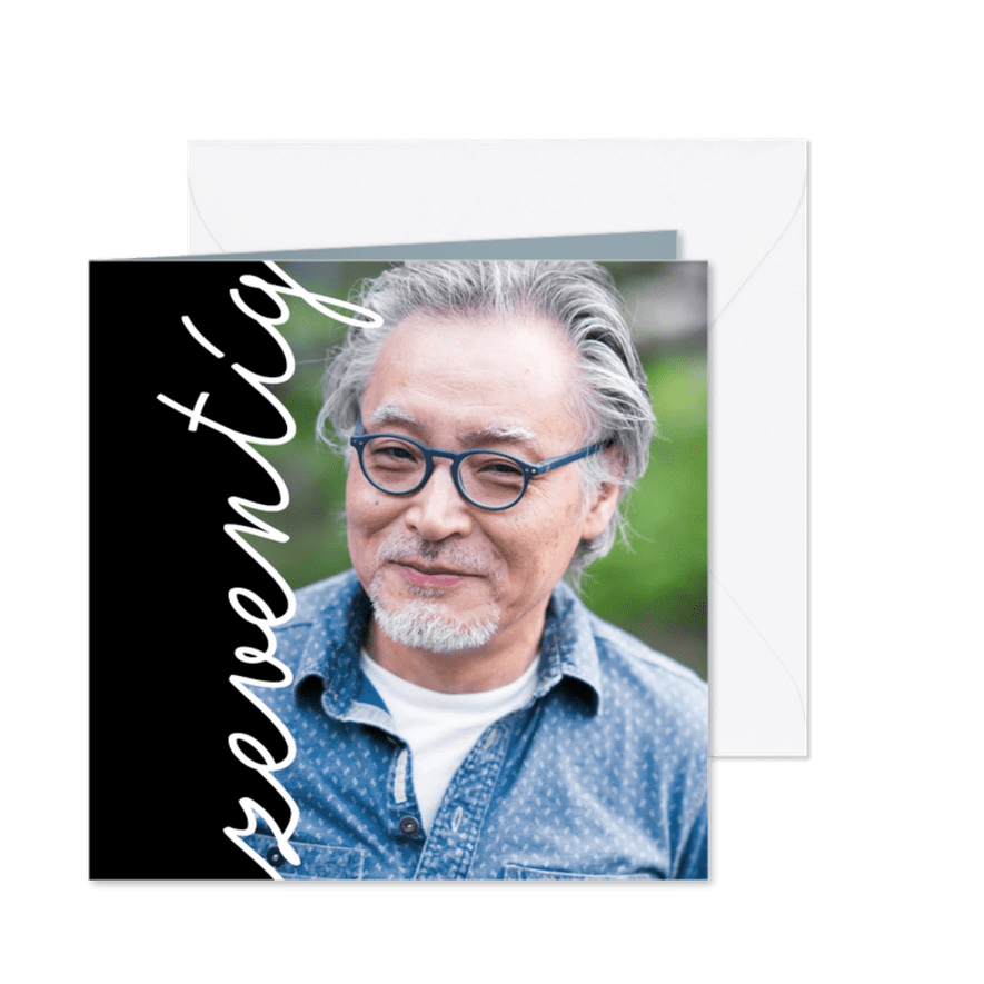 zeventig jaar - Kaartimpressie