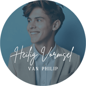 Gepersonaliseerde fotosticker om zelf te ontwerpen met eigen foto en tekst, voor communie of vormsel.