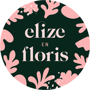 Bruiloft bedankt stickers met 2 namen gekleurd met roze en groen, geheel aanpasbaar. 