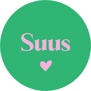 Ronde sticker om zelf te maken met eigen tekst in trendy kleuren, aanpasbaar. 