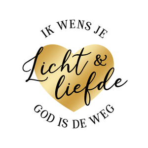Een hippe Christelijke ronde sticker, geschikt voor o.a. een communie, doopsel of vormsel.