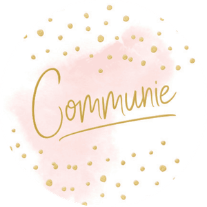 Communie roze waterverf