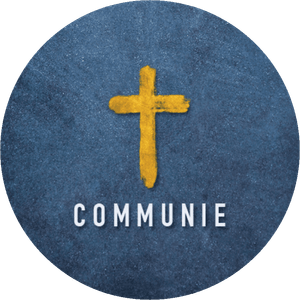 Communie zegel met kruisje