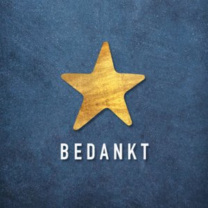 Bedankt met gouden ster