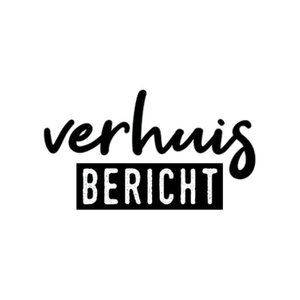 Verhuisbericht zwart