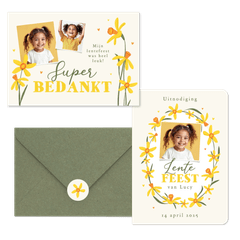Lentefeest bloemen gele narcissen