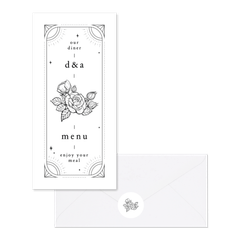 Originele trouwset in tattoo stijl 