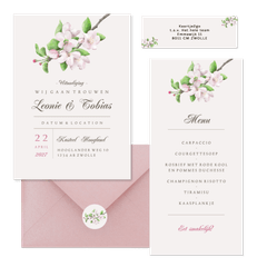 Trouwset appelbloesem