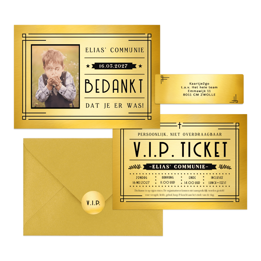 VIP ticket - communie