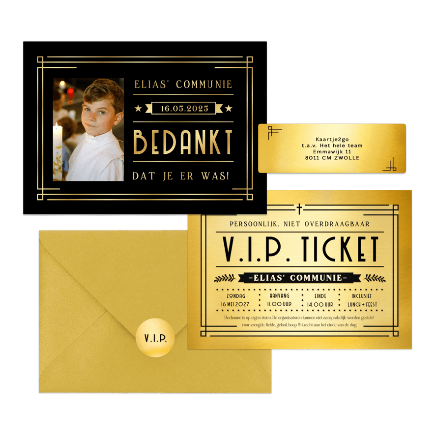 VIP ticket - communie