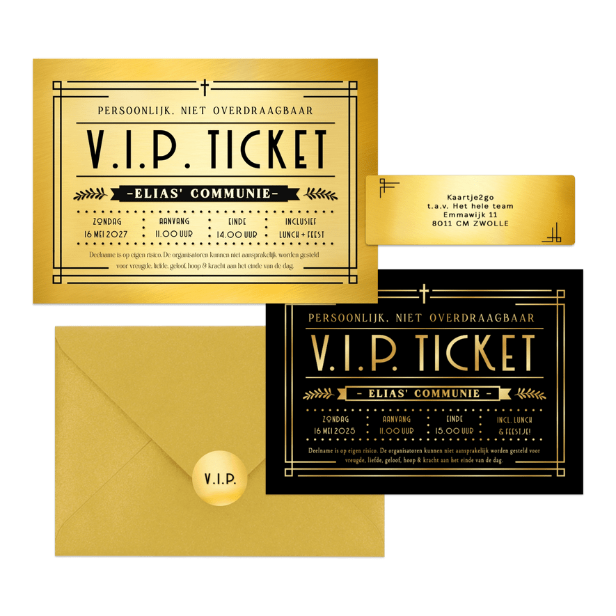 VIP ticket - communie