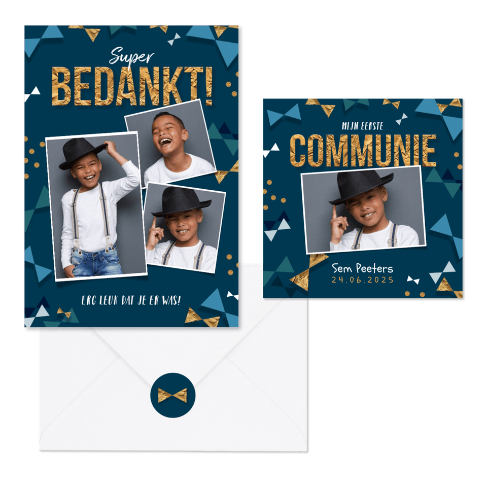 Hip feestelijk confetti strikjes goud