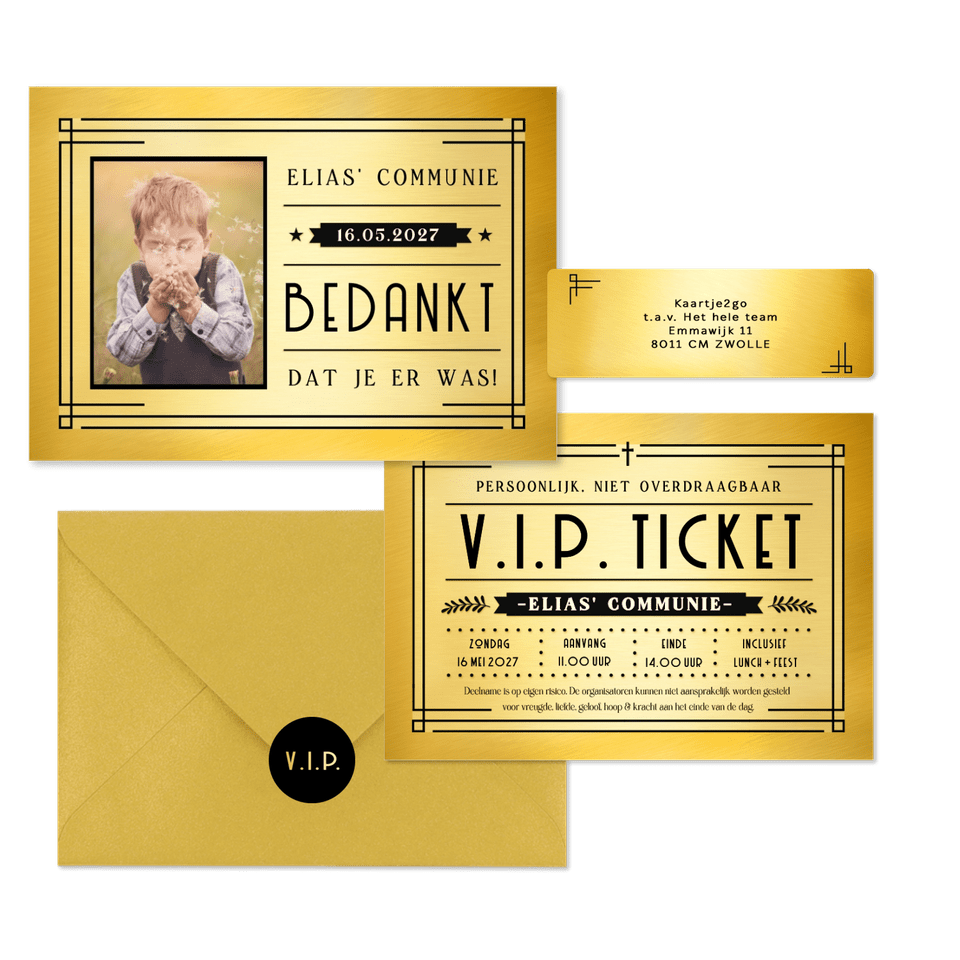 VIP ticket - communie